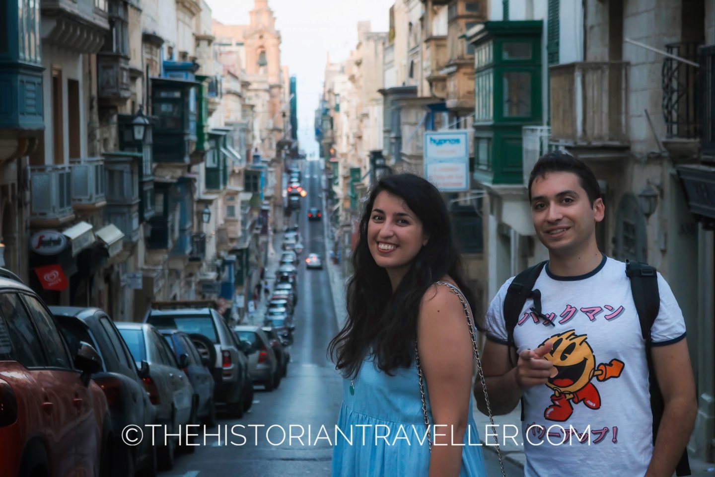 Laura and Alessio in Valletta Malta 6 days itinerary