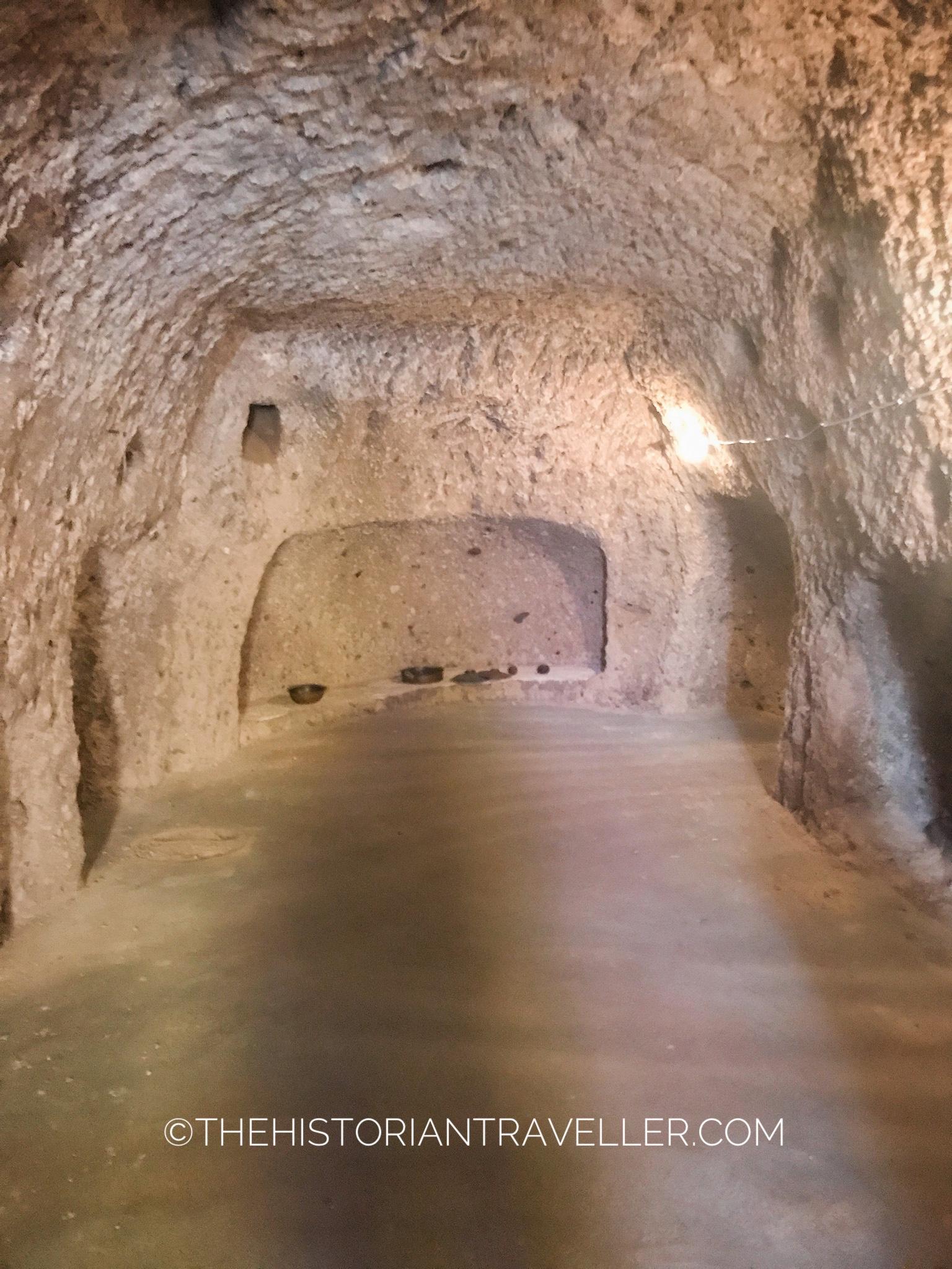 Underground caves in Megalochori