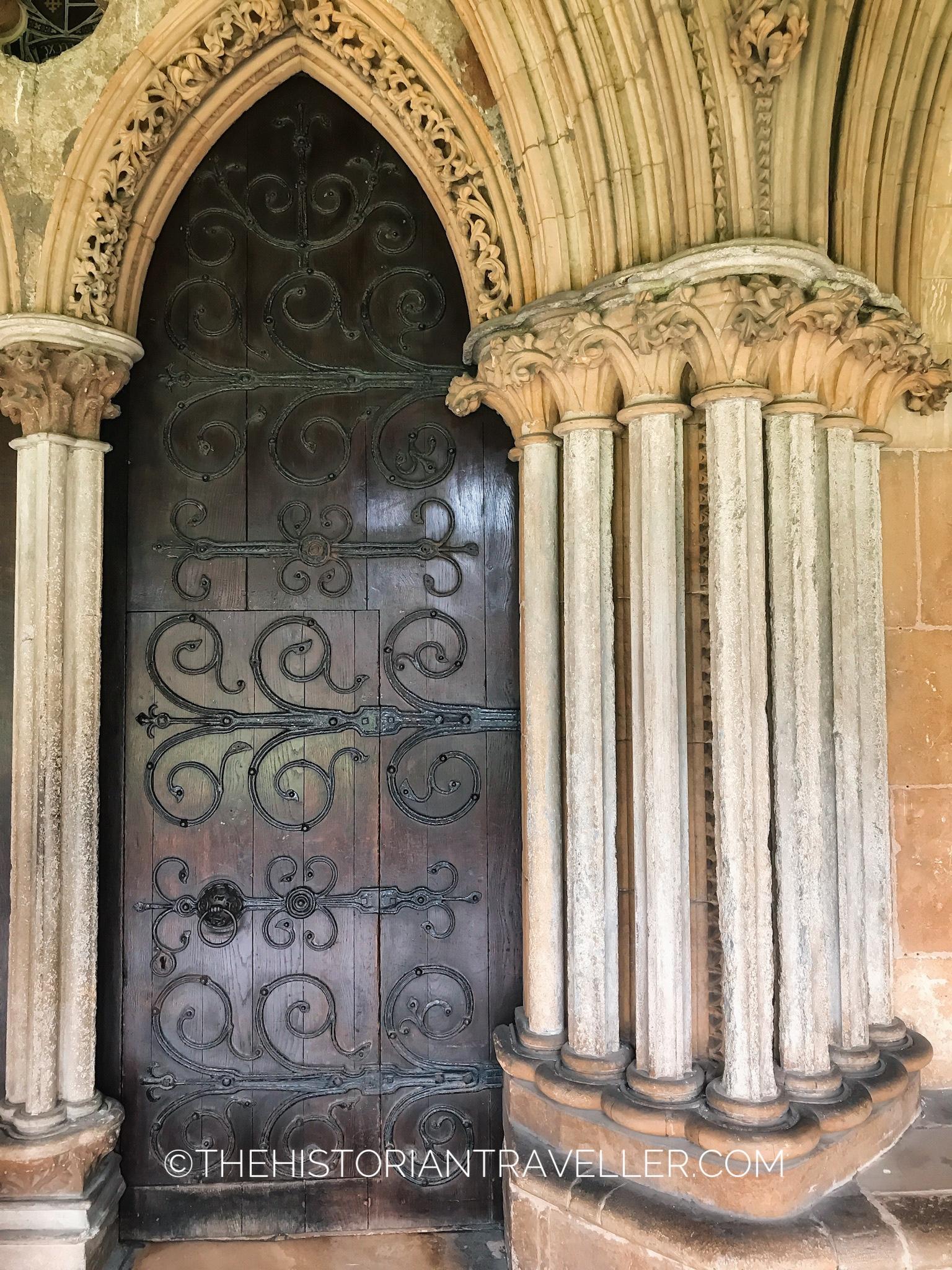 Portal in the Lincoln Cathedral cloister