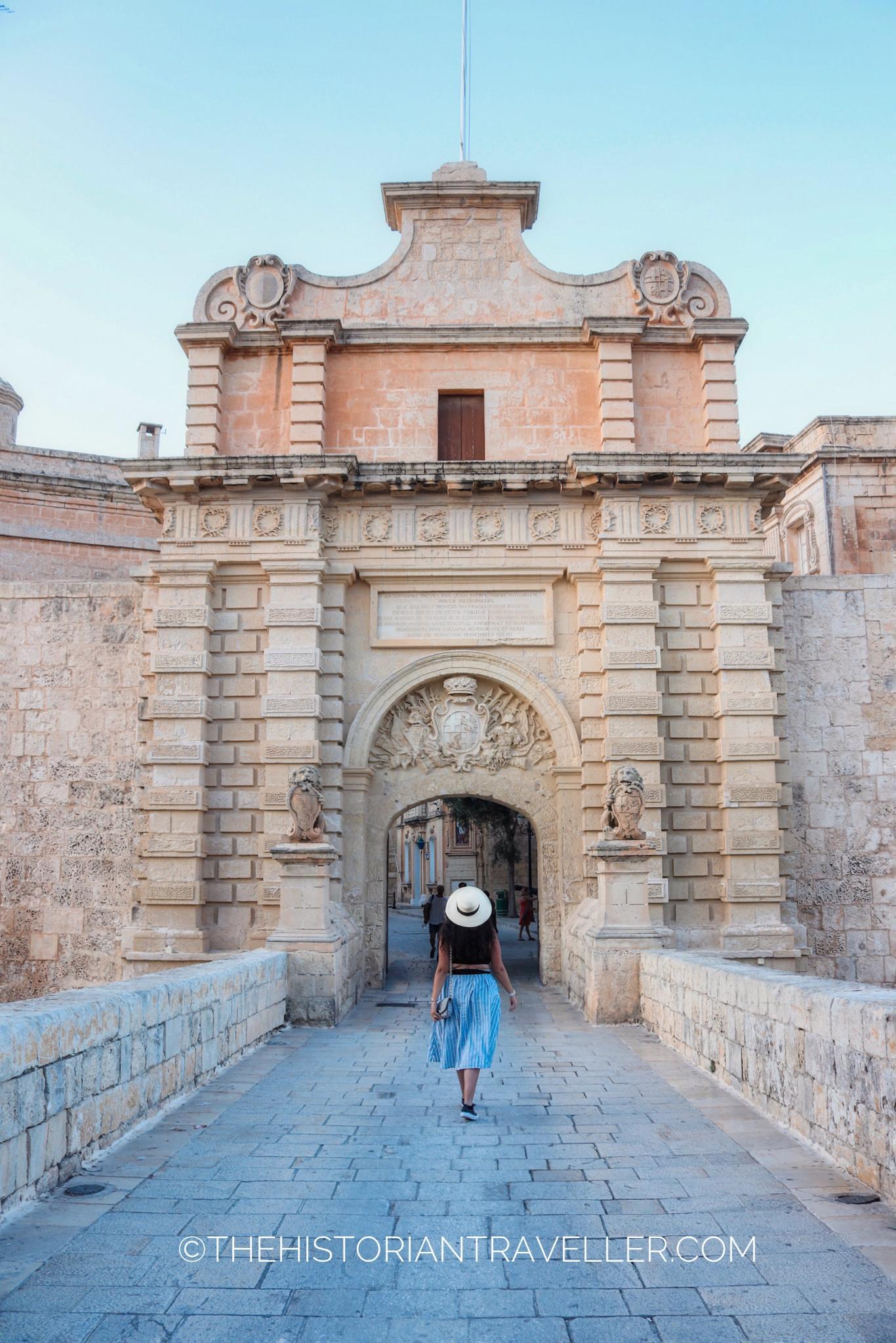 The gate of Mdina