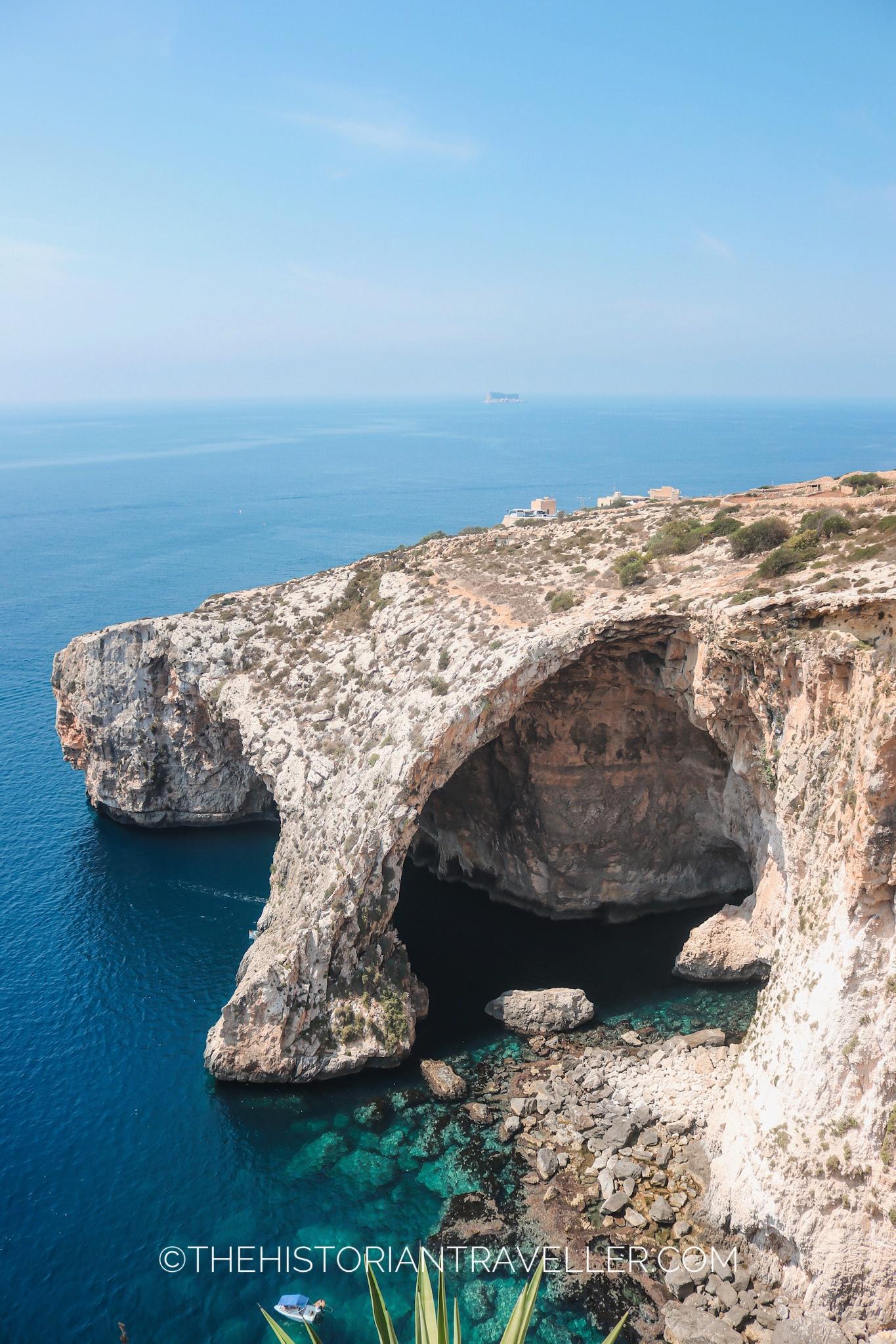 Blue Grotto from the view point