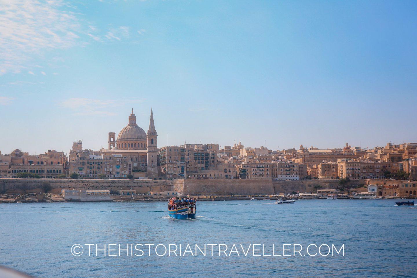 View of Valletta from the Cruise boat