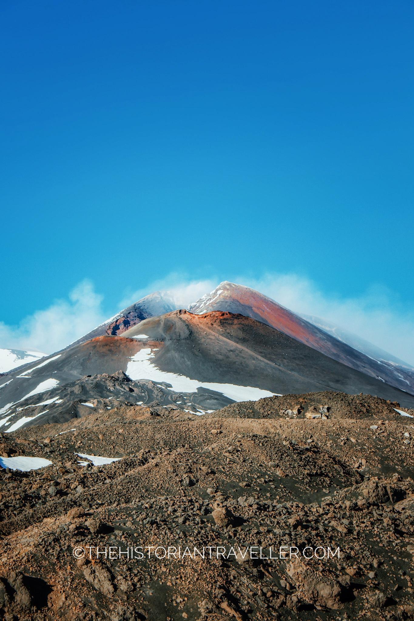East Sicily Itinerary - View of Mt. Etna at 2,500 metres