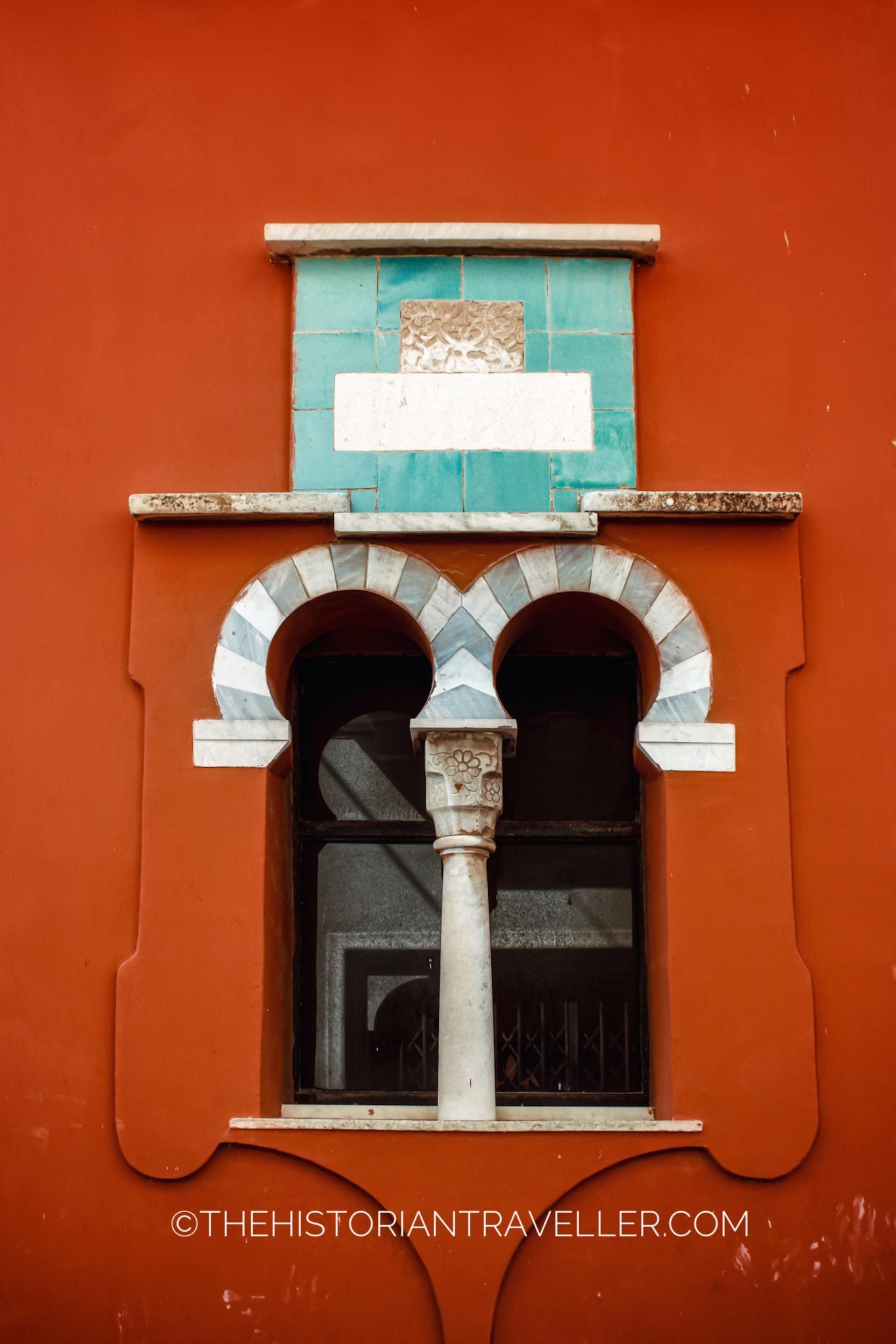 Casa Rossa (Red House) of Anacapri - window detail