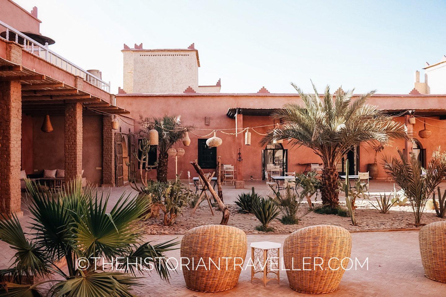 Morocco 10 day itinerary - Riad Madu courtyard