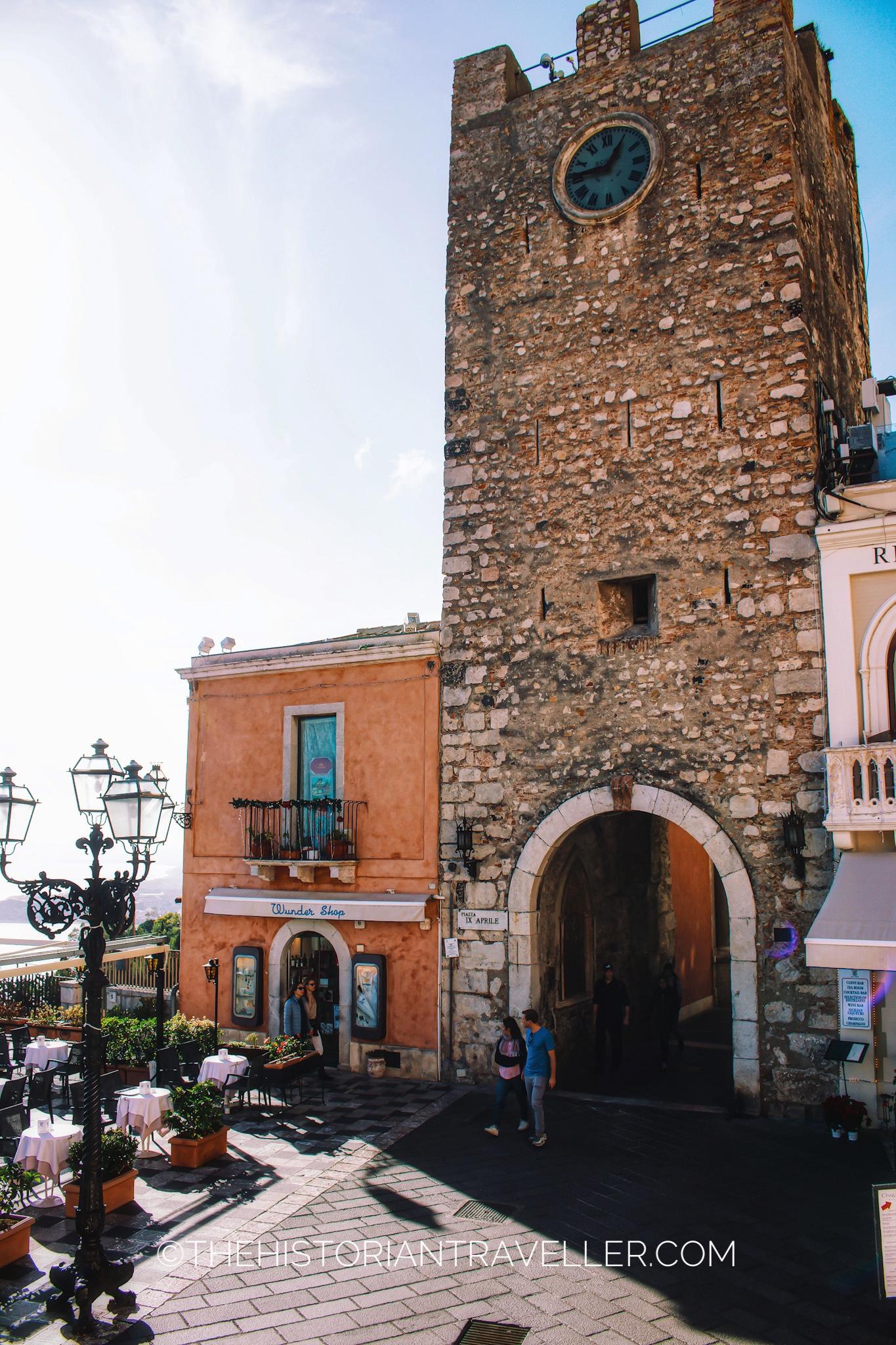 An insider's guide to Taormina - The Clock Tower and Byzantine Mosaic