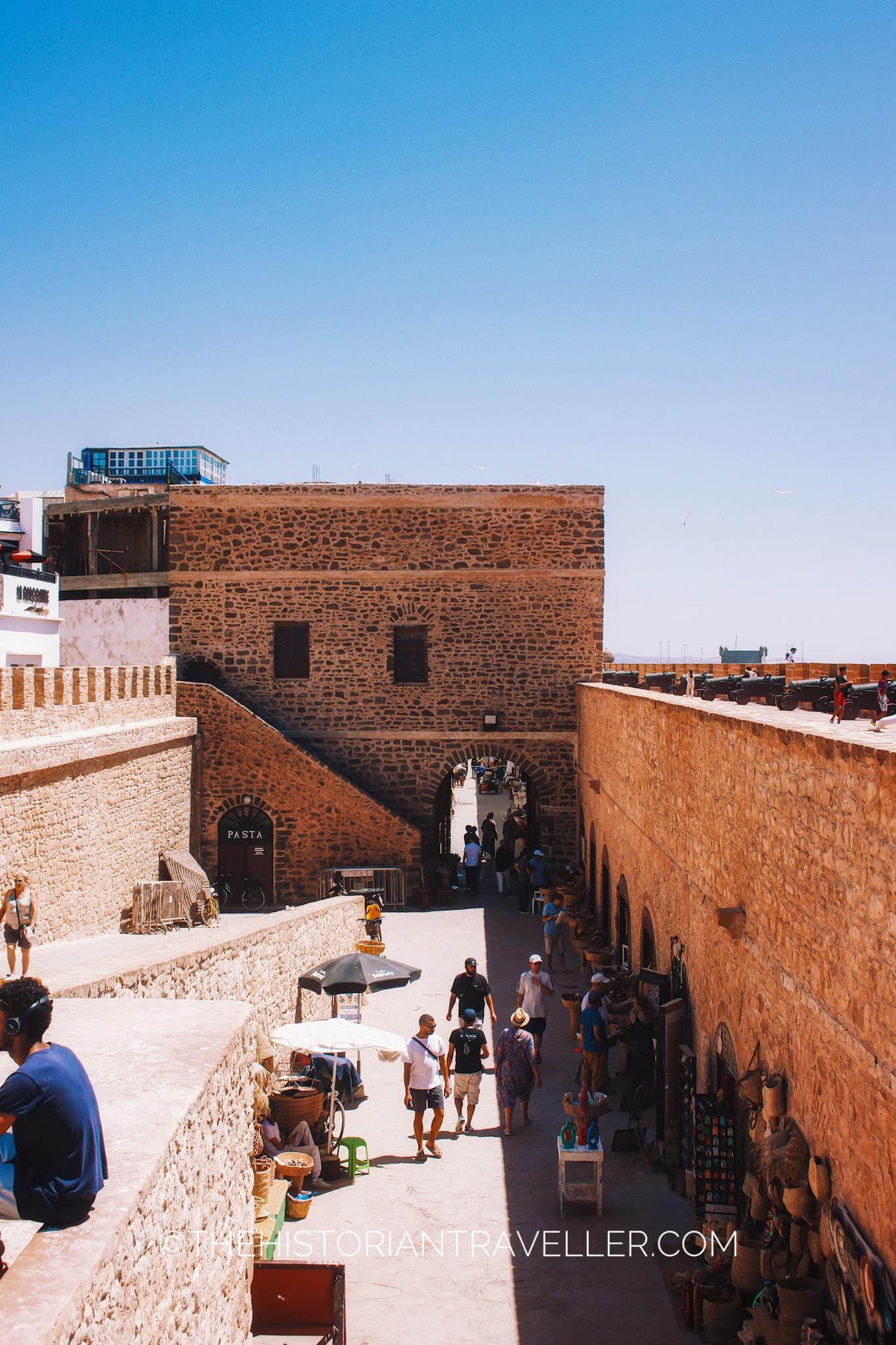 Day trip to Essaouira - Essaouira ramparts